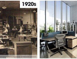20th vs 21st century offices